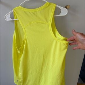 Lululemon Neon Yellow Tank Top